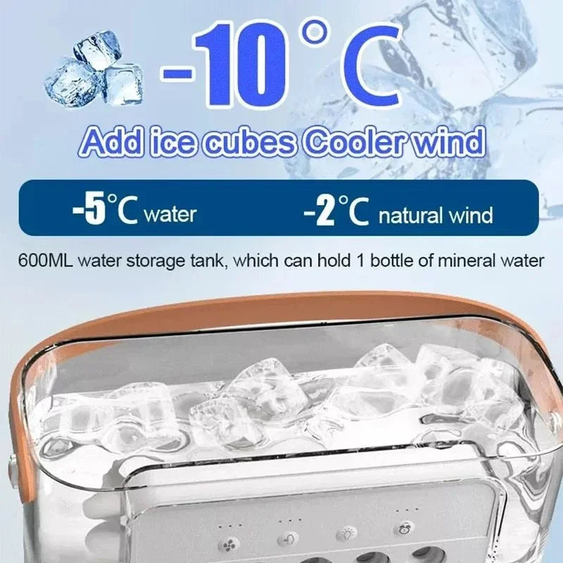 Mini Ventilador 3 em 1