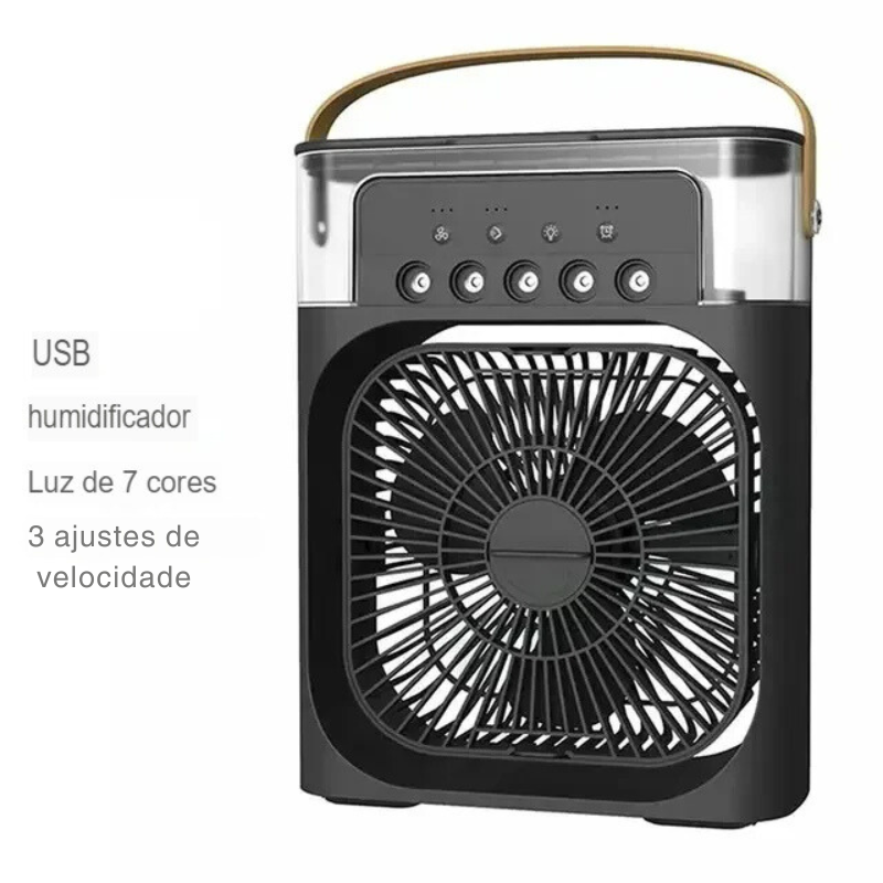 Mini Ventilador 3 em 1